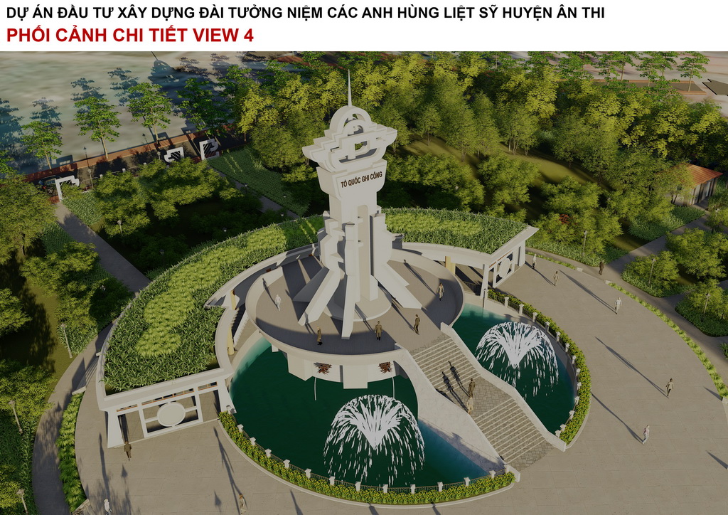 Đài tưởng niệm các AHLS huyện Ân Thi_Dự án đầu tư xây dựng