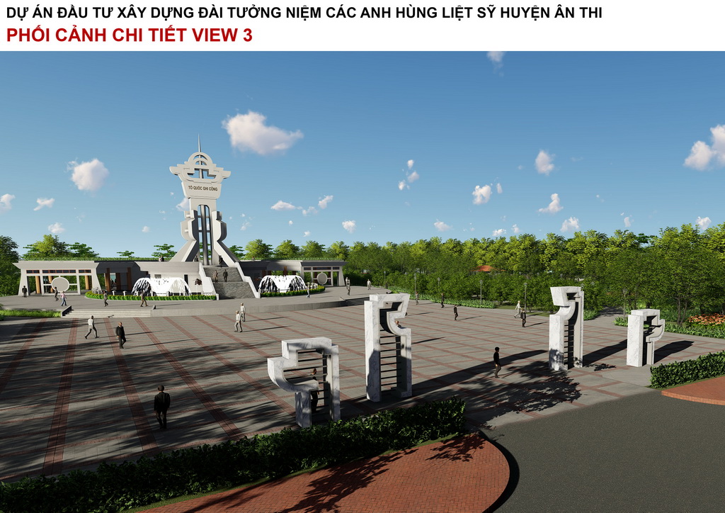 Đài tưởng niệm các AHLS huyện Ân Thi_Dự án đầu tư xây dựng