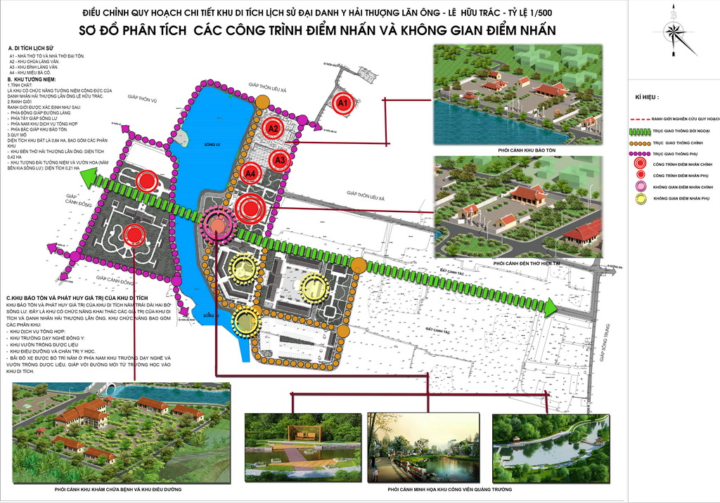 Khu DTLS Đại danh y Hải Thượng Lãn Ông - Lê Hữu Trác_Quy hoạch chi tiết