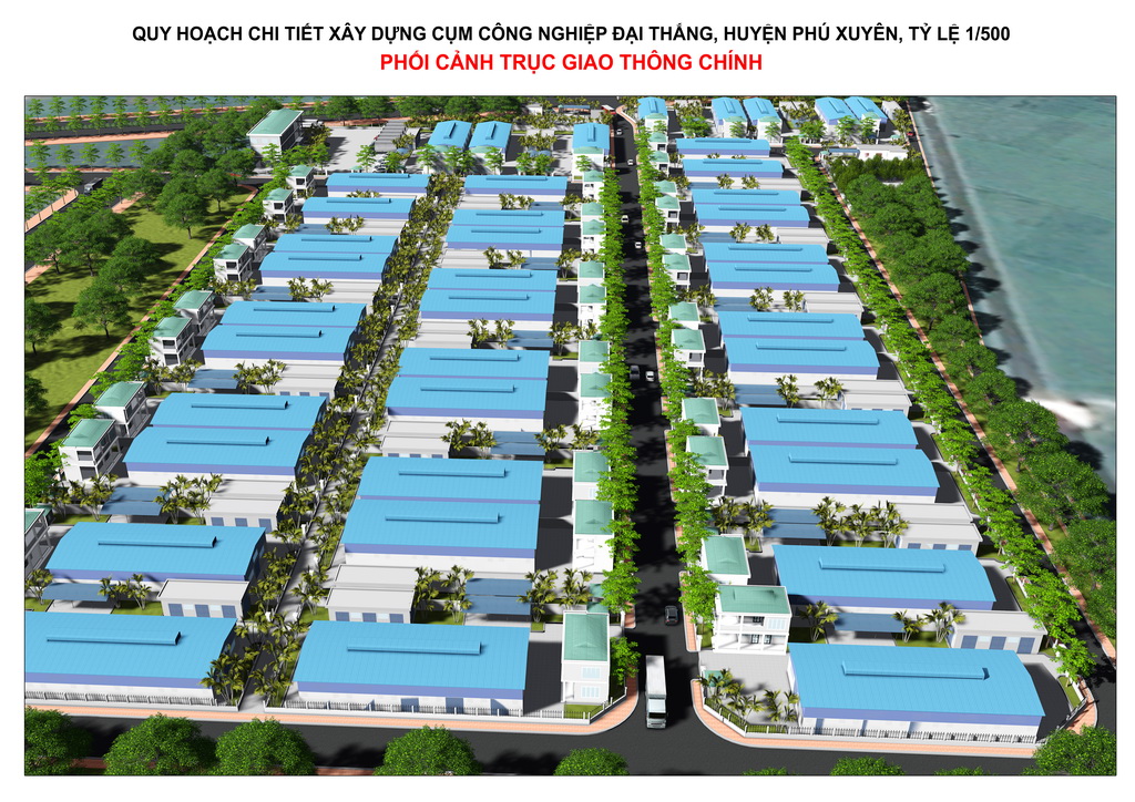 Cụm công nghiệp  Đại Thắng, huyện Phú Xuyên_Quy hoạch chi tiết xây dựng tỷ lệ 1/500 