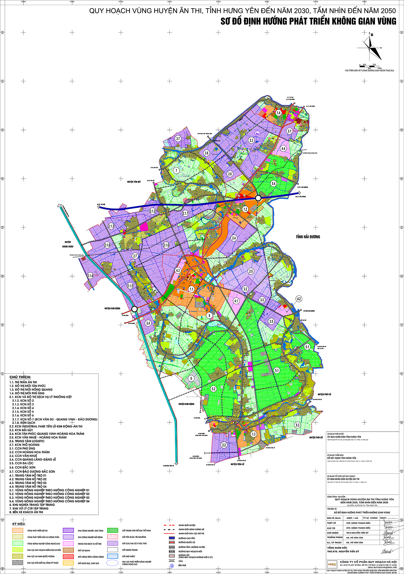 Quy hoạch vùng huyện ân thi, tỉnh hưng yên  đến năm 2030, tầm nhìn đến năm 2050